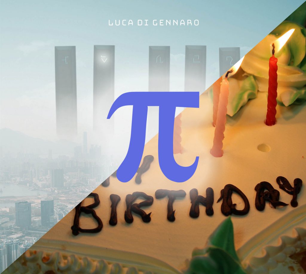 The 2nd Coming cover artwork + a birthday cake + pi